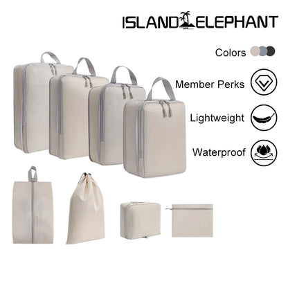 ISLAND ELEPHANT Travel Organizer Bag Compression Luggage Packing Bag Breathable Foldable