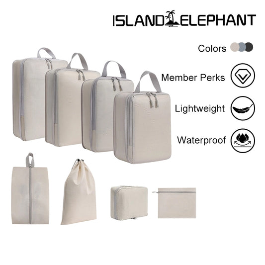 ISLAND ELEPHANT Travel Organizer Bag Compression Luggage Packing Bag Breathable Foldable