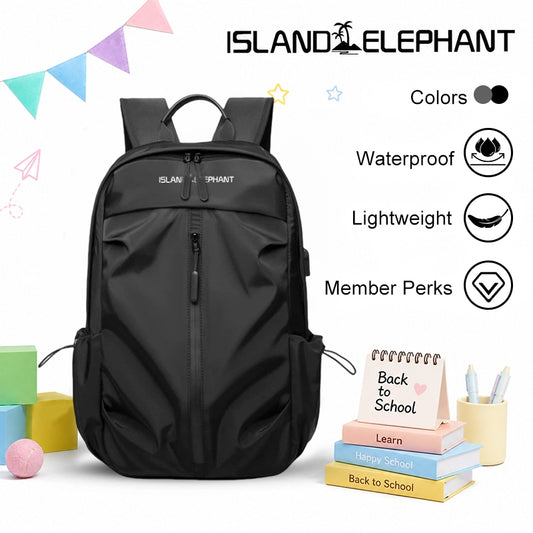 ISLAND ELEPHANT Multi functional Large Capacity Men's Leisure Waterproof Backpack