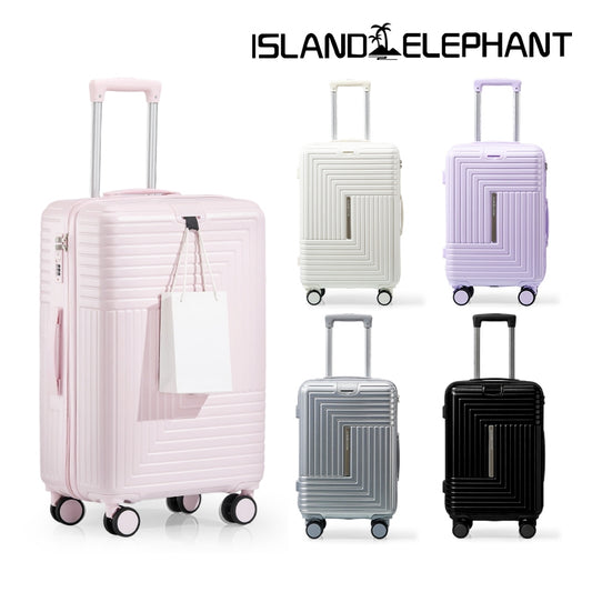 ISLAND ELEPHANT Pure Series Luggage Travel Bag Hand Carry Suitcase Lightweight Durable 20/24 Inch