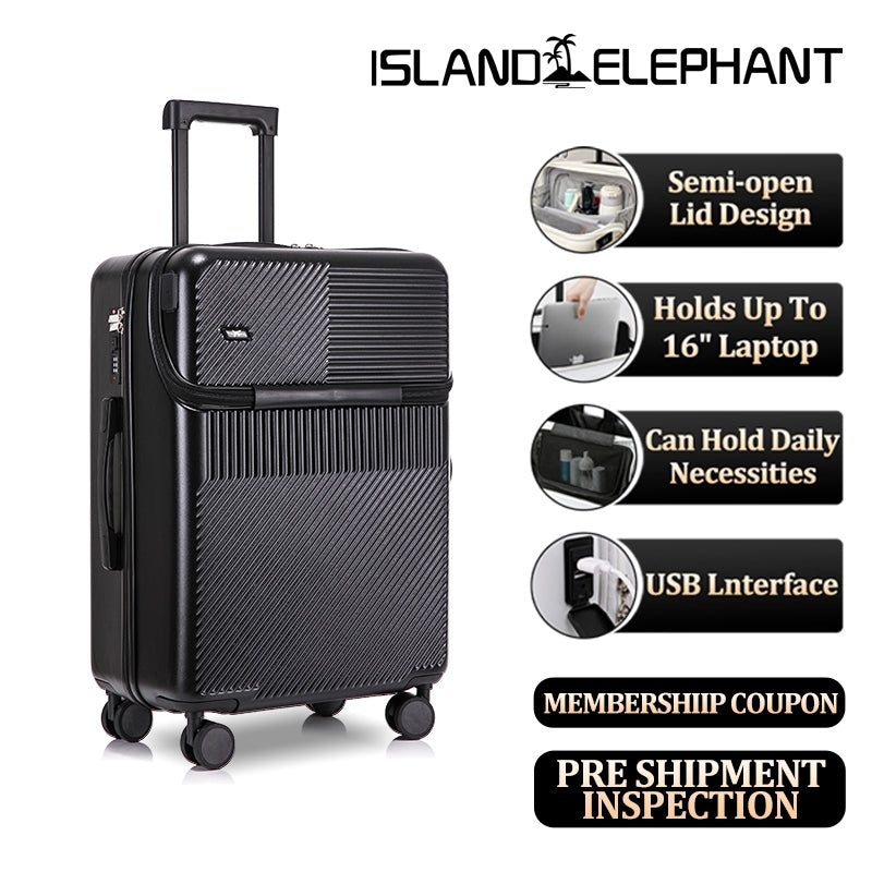 ISLAND ELEPHANT Japanese Style Luggage Travel Bag USB 20 inches 24 inches