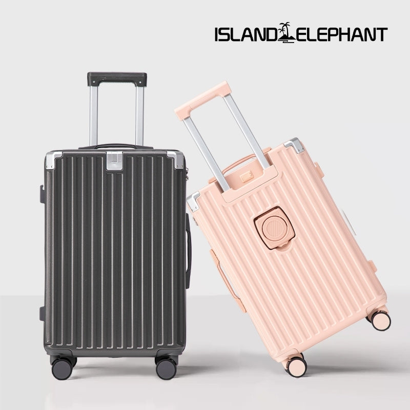 ISLAND ELEPHANT CAREFREE Series Maleta Luggage Travel Bag 20/24/28inch Suitcase With USB Cup Holder