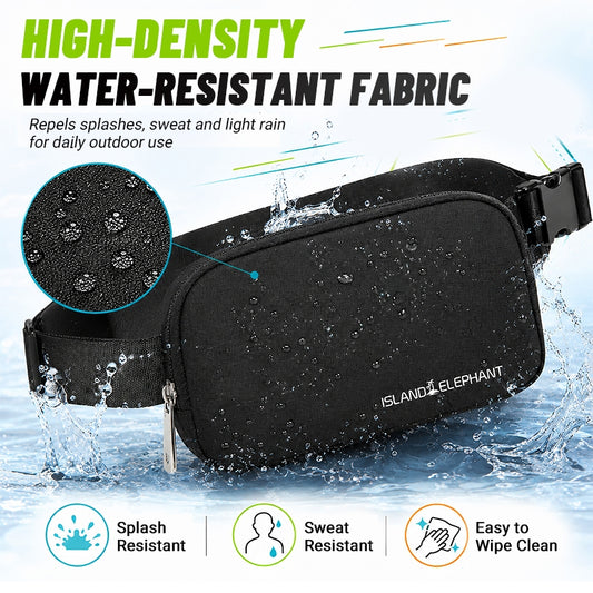 ISLAND ELEPHANT Sports Waist Bag For Women Running Belt bag