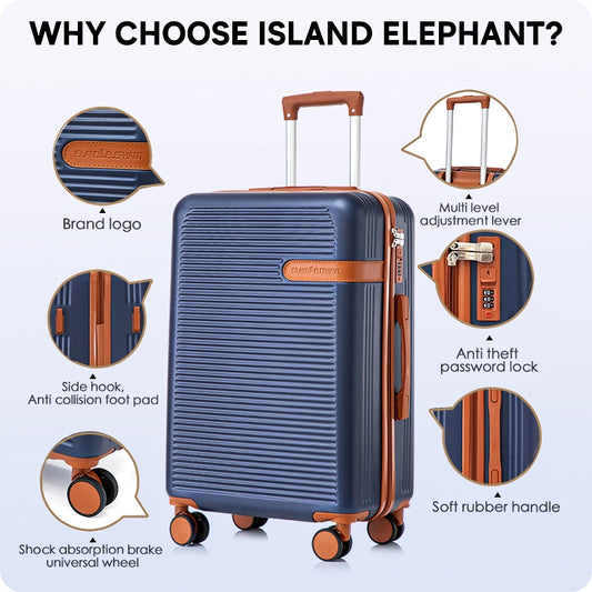 ISLAND ELEPHANT 20/24/28inch Hand Carry Luggage Travel Bag Hand Carry 7kg Suitcase