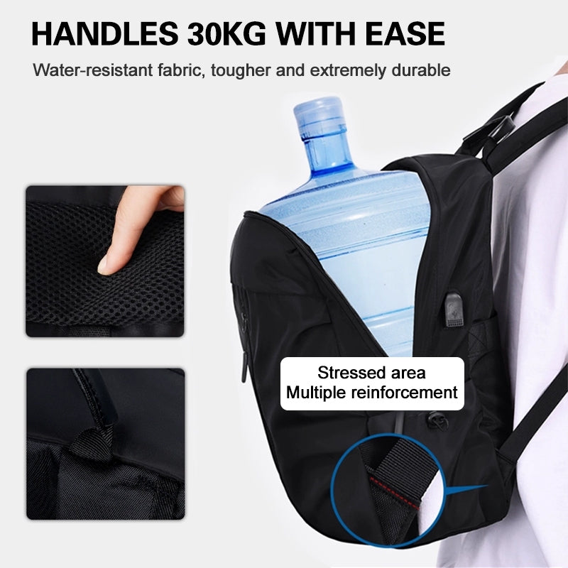 ISLAND ELEPHANT Multi functional Large Capacity Men's Leisure Waterproof Backpack