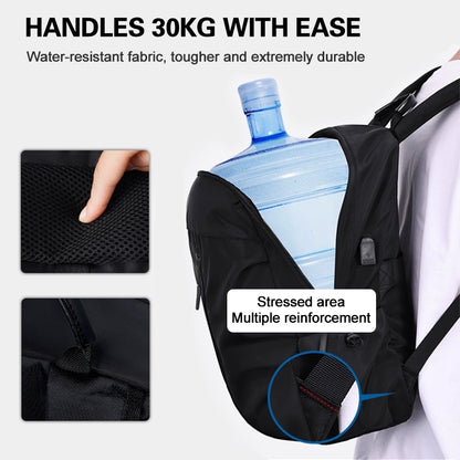 ISLAND ELEPHANT Multi functional Large Capacity Men's Leisure Waterproof Backpack