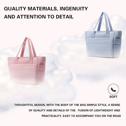 ISLAND ELEPHANT Tote Bag for Women Lightweight Puffy Shoulder Bag Waterproof And Easy To Clean