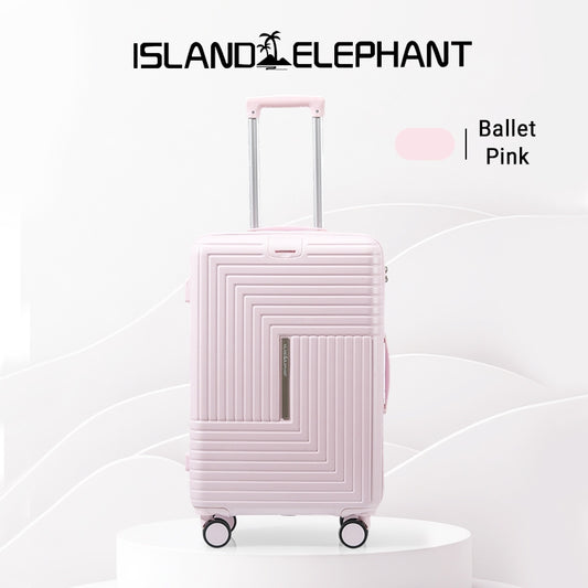 ISLAND ELEPHANT Pure Series Luggage Travel Bag 20/24 Inch Durable ABS Suitcase Lightweight