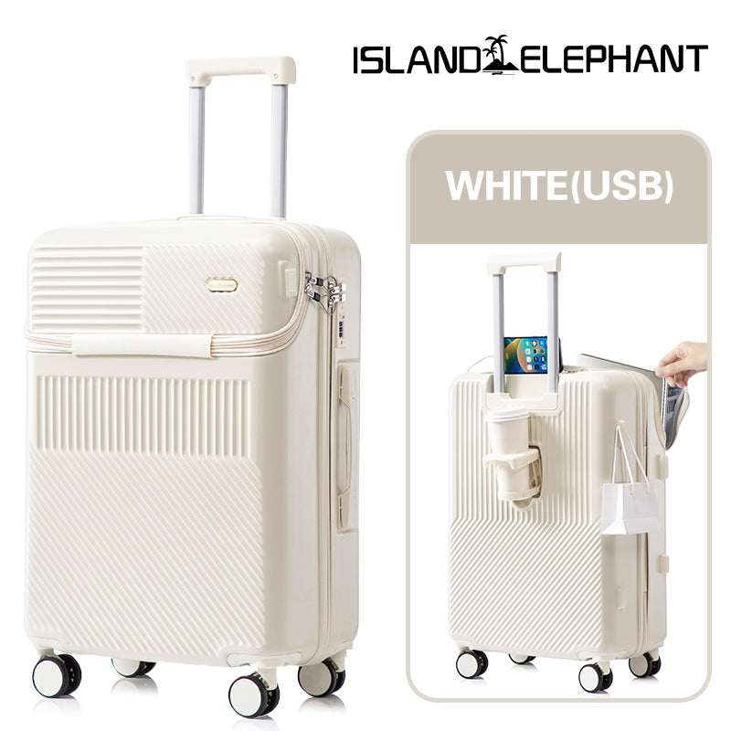 ISLAND ELEPHANT Japanese Style Luggage Travel Bag USB 20 inches 24 inches