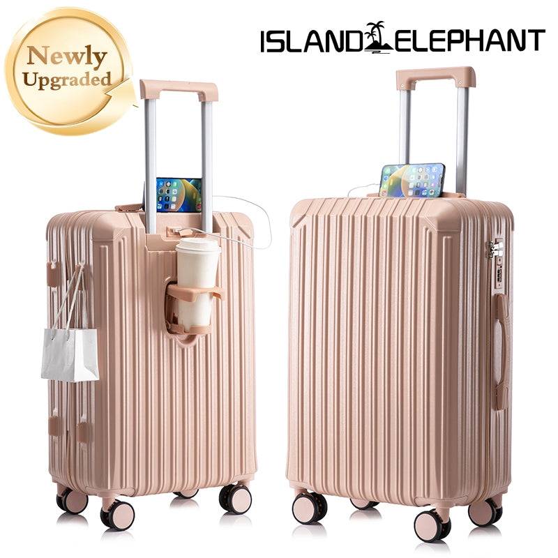 ISLAND ELEPHANT Purple Luggage Travel Bag Hand Carry Luggage Maleta（Two Variants）