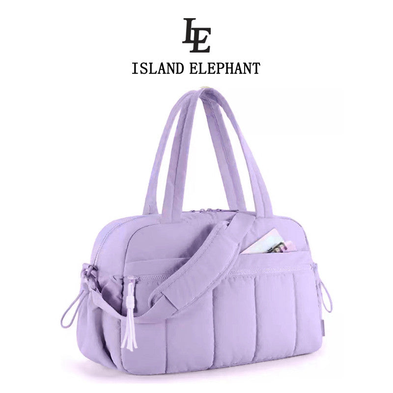 ISLAND ELEPHANT Shoulder Bag  Waterproof  Lightweight Sport Tote Bag Travel Duffel Bag