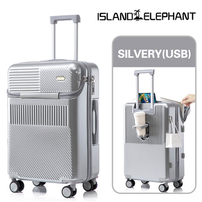 ISLAND ELEPHANT Japanese Style Luggage Travel Bag USB 20 inches 24 inches