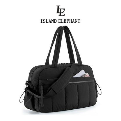 ISLAND ELEPHANT Shoulder Bag  Waterproof  Lightweight Sport Tote Bag Travel Duffel Bag