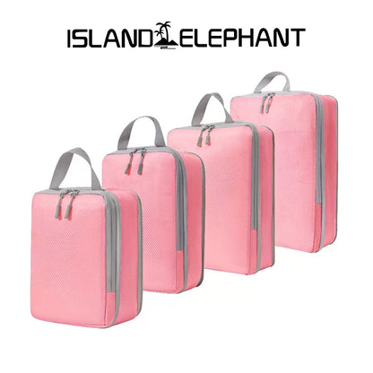 ISLAND ELEPHANT Travel Organizer Bag Compression Luggage Packing Bag Breathable Foldable