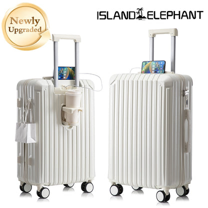 ISLAND ELEPHANT Purple Luggage Travel Bag Hand Carry Luggage Maleta（Two Variants）
