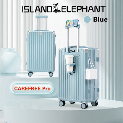 ISLAND ELEPHANT CAREFREE Series Maleta Luggage Travel Bag 20/24/28inch Suitcase With USB Cup Holder