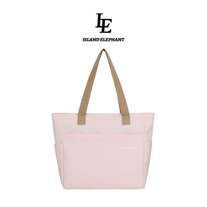 ISLAND ELEPHANT Japanese Canvas Bag Waterproof Tote bag，Spacious for 15'' Laptop Folder
