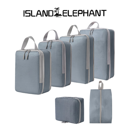 ISLAND ELEPHANT Travel Organizer Bag Compression Luggage Packing Bag Breathable Foldable