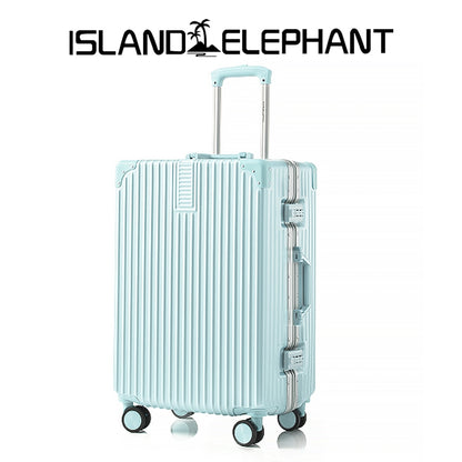 ISLAND ELEPHANT Retro Aluminum Luggage Travel Bag Suitcase Hand Carry Luggage