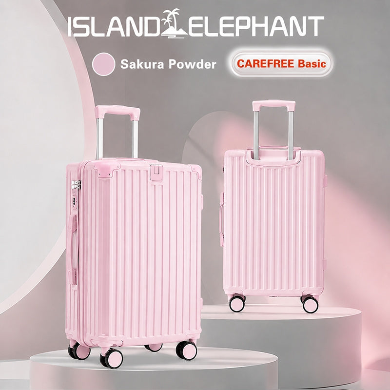 ISLAND ELEPHANT CAREFREE Series Maleta Luggage Travel Bag 20/24/28inch Suitcase With USB Cup Holder