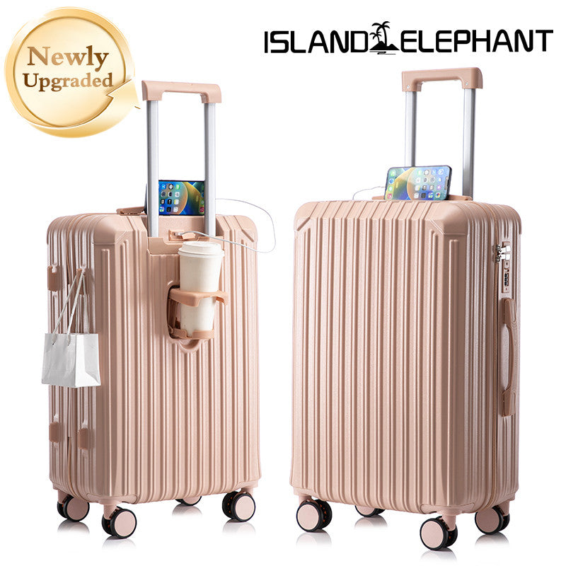 ISLAND ELEPHANT Purple Luggage Travel Bag Hand Carry Luggage Maleta（Two Variants）