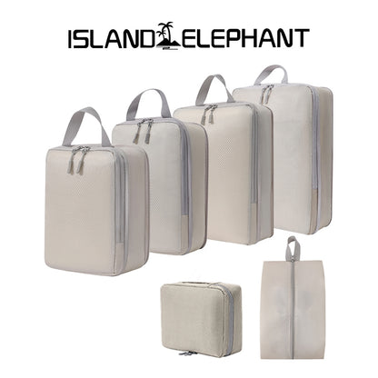 ISLAND ELEPHANT Travel Organizer Bag Compression Luggage Packing Bag Breathable Foldable