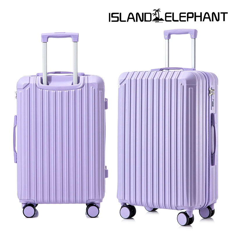 ISLAND ELEPHANT Purple Luggage Travel Bag Hand Carry Luggage Maleta（Two Variants）
