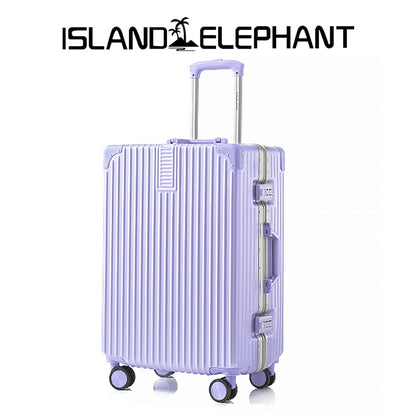ISLAND ELEPHANT Retro Aluminum Luggage Travel Bag Suitcase Hand Carry Luggage