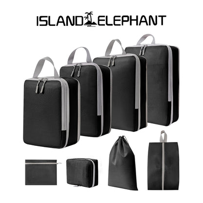 ISLAND ELEPHANT Travel Organizer Bag Compression Luggage Packing Bag Breathable Foldable