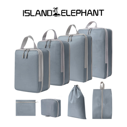 ISLAND ELEPHANT Travel Organizer Bag Compression Luggage Packing Bag Breathable Foldable