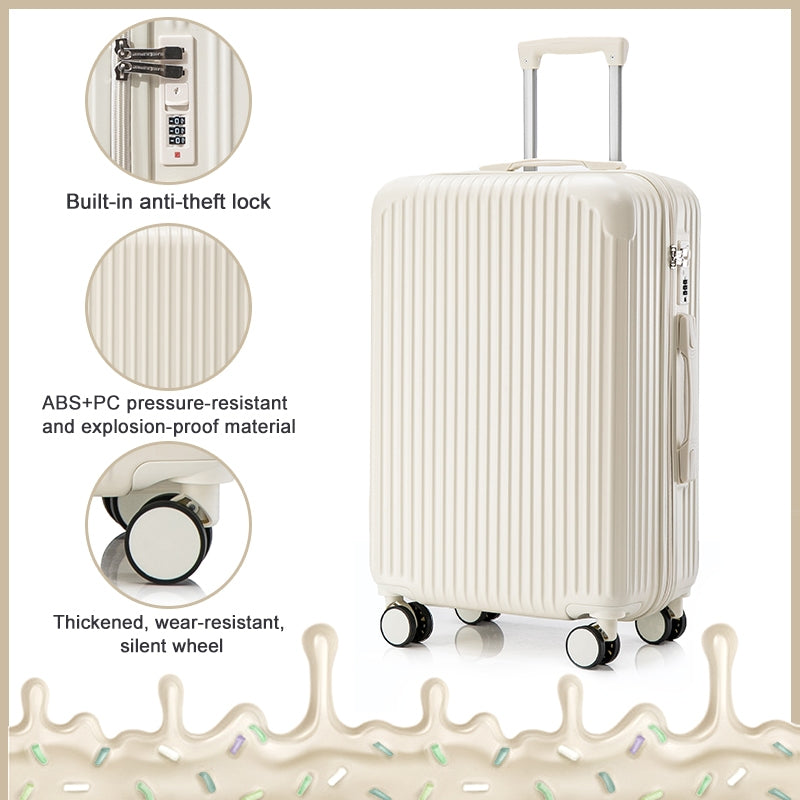 ISLAND ELEPHANT Candy Luggage Travel Bag Lightweight 360° Spinner Wheels 20/24/28Inch
