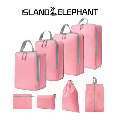 ISLAND ELEPHANT Travel Organizer Bag Compression Luggage Packing Bag Breathable Foldable