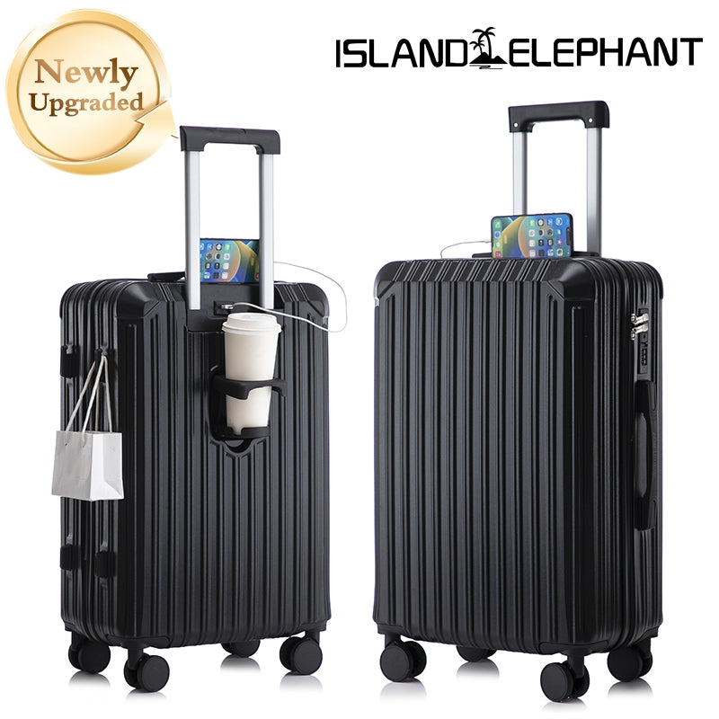 ISLAND ELEPHANT Purple Luggage Travel Bag Hand Carry Luggage Maleta（Two Variants）